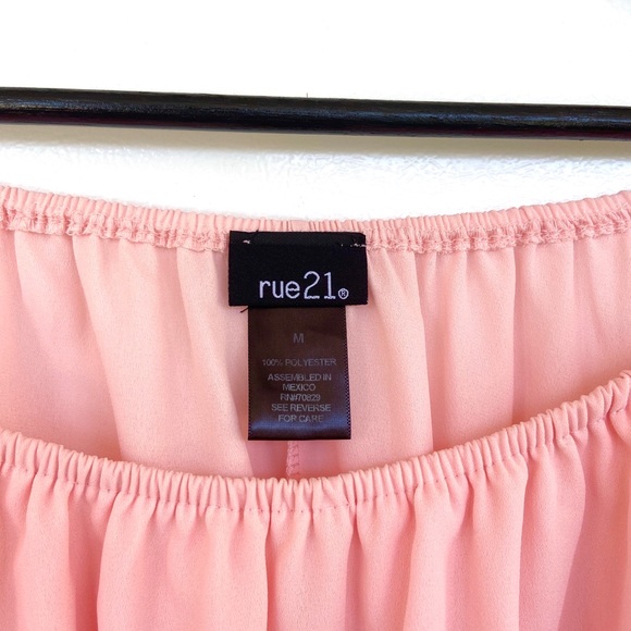 NEW Rue21 Pink Off the Shoulder Blouse - Picture 4 of 5